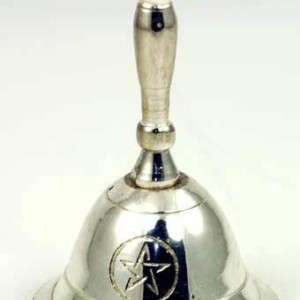 Altar Bell with Pentagram Design 2 1/2"