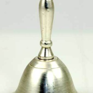 Unadorned altar bell 2 1/2"