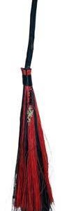 21+" Dragon Black & Red broom