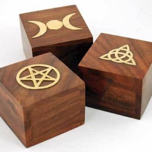 Brass Inlaid Box (various designs)