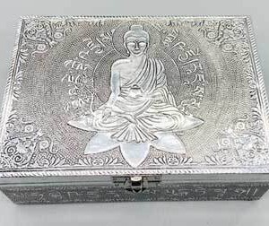 5"x7" metal Medicine Buddha