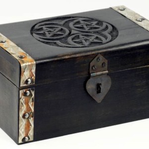 Hecate Triple Pentagram Treasure Chest
