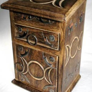 Triple Moon Herb cupboard