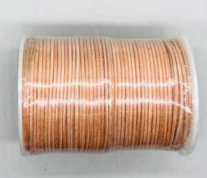 Natural Leather 2mm 100 yds