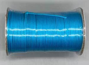 Sky Blue Waxed Cotton cord 2mm 100 yds