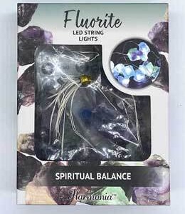 6.5 ft LED light string Spiritual Balance (fluorite)
