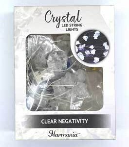 6.5 ft LED light string Clear Negativity (crystal)