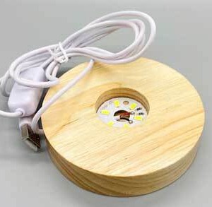 4" White light stand