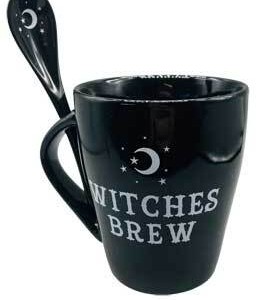 4" Witches Brew mug & Spoon set