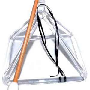 7" glass Singing pyramid
