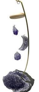 9" Amethyst table chime