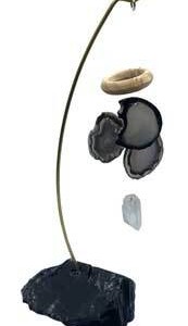 9" Black Obsidian table chime