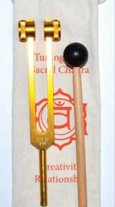 8 1/2" Sacral (orange) tuning fork