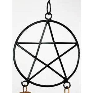 Pentagram wind chime 5"