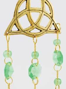 Brass Triquetra wind chime