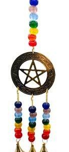 14" Pentagram brass windchime