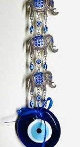Elephants Evil Eye wall hanging