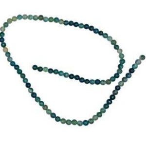 4mm  Moss Agate beads