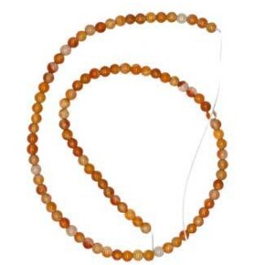 4mm  Carnelian beads