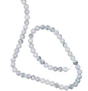 6mm Howlite beads