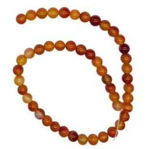 8mm Carnelian beads