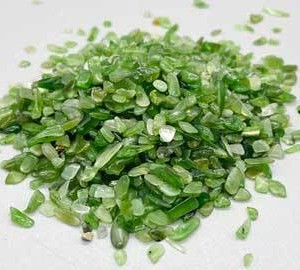 1 lb Jade, Nephrite tumbled chips 3-5mm