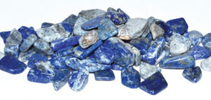 1 lb Lapis tumbled chips 7-9mm