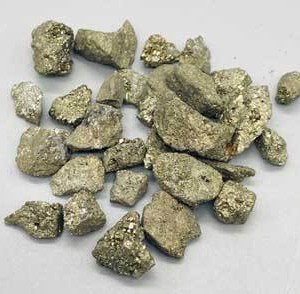 1 lb Pyrite untumbled chips (5-10mm)