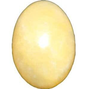 2" Calcite, Yellow egg