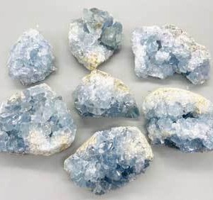 ~11# Flat of Celestite 1.5-5"