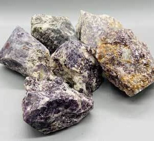 ~5# Flat of Lepidolite, polished top
