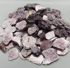 ~3# Flat of Lepidolite Slices