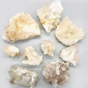 ~3# Flat of Quartz, Inclusions 3-6"