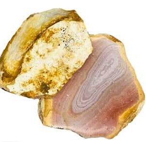 (set of 2) 1.6-2.0# Jasper, Polycrome polished 1 side