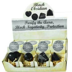 Black Obsidian gift box (set of 12)