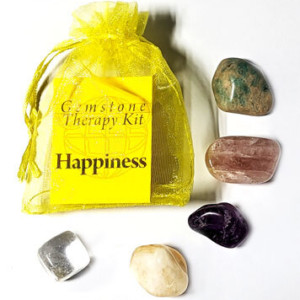 Happiness gemstone therapy