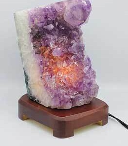 Amethyst Druse lamp