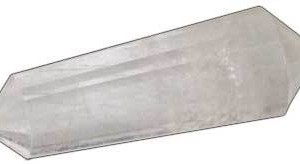 Double Terminated Quartz Point 2" 16 faceted