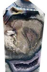 1.9# Amethyst obelisk W Druse on front