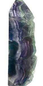 3.1# Fluorite, natural 1 side obelisk