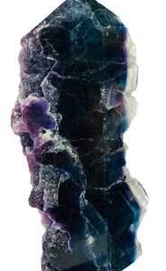 3.5# Fluorite, natural 1 side obelisk