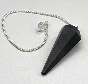6-sided Shungite pendulum