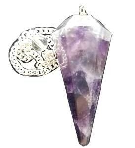 6-sided Amethyst pendulum