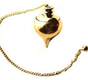gold plated pendulum w Compartment