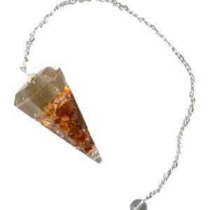 Citrine orgone pendulum