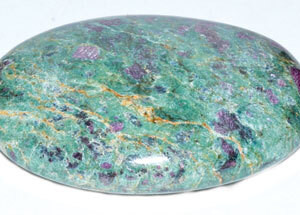Ruby Zoisite palm stone