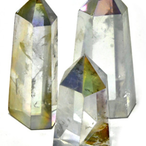 1 1/2 +" Angel Aura qtz point