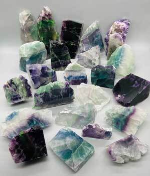 ~3kg Fluorite, polished 1 side