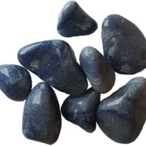 1 lb Aventurine, Blue tumbled stones