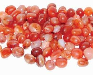 1 lb Carnelian tumbled stones
